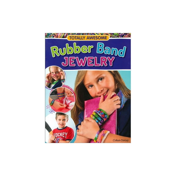 Design Originals-Totally Awesome Rubber Band Jewelry