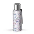 thumbnail image 1 of Design Pattern 20oz Stainless Steel Thermal Bottle with Tea Filter and Cup Lid, Vacuum Insulated Coffee Mug with 316L Inner Liner, Leakproof Travel Thermos for Office, Commute & Outdoor, 1 of 7