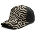 thumbnail image 1 of Design Pattern Baseball Cap – Stylish Spliced Design Adjustable Trucker Hat with Full Print Front & Brim, Breathable Cotton Blend Snapback for Sports, Travel & Daily Wear, 1 of 3