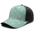 thumbnail image 1 of Design Pattern Baseball Cap – Stylish Spliced Design Adjustable Trucker Hat with Full Print Front & Brim, Breathable Cotton Blend Snapback for Sports, Travel & Daily Wear, 1 of 3