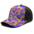 thumbnail image 1 of Design Pattern Baseball Cap – Stylish Spliced Design Adjustable Trucker Hat with Full Print Front & Brim, Breathable Cotton Blend Snapback for Sports, Travel & Daily Wear, 1 of 3