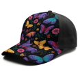 thumbnail image 1 of Design Pattern Baseball Cap – Stylish Spliced Design Adjustable Trucker Hat with Full Print Front & Brim, Breathable Cotton Blend Snapback for Sports, Travel & Daily Wear, 1 of 3
