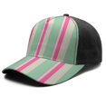 thumbnail image 1 of Design Pattern Baseball Cap – Stylish Spliced Design Adjustable Trucker Hat with Full Print Front & Brim, Breathable Cotton Blend Snapback for Sports, Travel & Daily Wear, 1 of 3