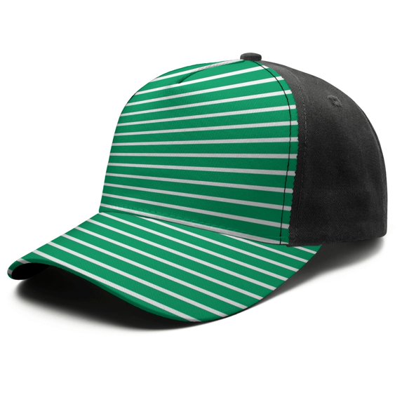 Design Pattern Baseball Cap – Stylish Spliced Design Adjustable Trucker Hat with Full Print Front & Brim, Breathable Cotton Blend Snapback for Sports, Travel & Daily Wear