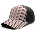 thumbnail image 1 of Design Pattern Baseball Cap – Stylish Spliced Design Adjustable Trucker Hat with Full Print Front & Brim, Breathable Cotton Blend Snapback for Sports, Travel & Daily Wear, 1 of 3