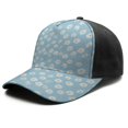 thumbnail image 1 of Design Pattern Baseball Cap – Stylish Spliced Design Adjustable Trucker Hat with Full Print Front & Brim, Breathable Cotton Blend Snapback for Sports, Travel & Daily Wear, 1 of 3