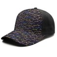 thumbnail image 1 of Design Pattern Baseball Cap – Stylish Spliced Design Adjustable Trucker Hat with Full Print Front & Brim, Breathable Cotton Blend Snapback for Sports, Travel & Daily Wear, 1 of 3