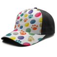 thumbnail image 1 of Design Pattern Baseball Cap – Stylish Spliced Design Adjustable Trucker Hat with Full Print Front & Brim, Breathable Cotton Blend Snapback for Sports, Travel & Daily Wear, 1 of 3