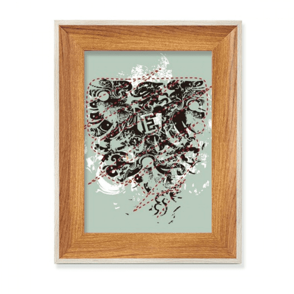 Design Pattern Graffiti Street Desktop Wooden Photo Frame Display Picture Art Painting Multiple Sets