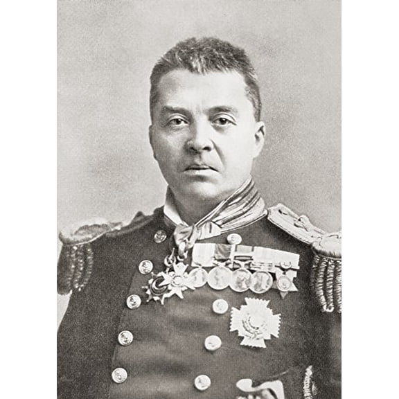 Posterazzi John Arbuthnot Jacky 1St Baron Fisher Of Kilverstone 1841-1920. British Admiral. From The Year 1910 Illlustrated. Poster Print, (13 x 18)