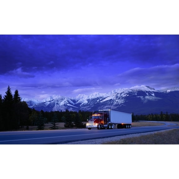Design Pics DPI5540 Semi-Trailer Truck Poster Print, 17 x 10