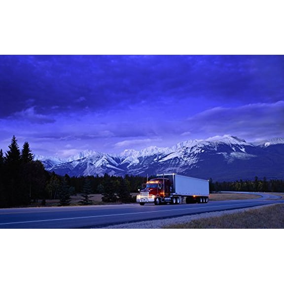 Posterazzi Semi-Trailer Truck Poster Print, (17 x 10)