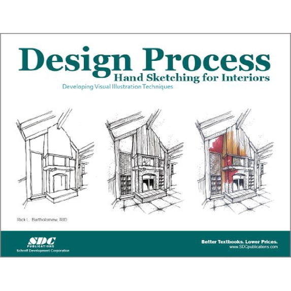 Pre-Owned Design Process Hand Sketching for Interiors (Paperback) 1585038253 9781585038251