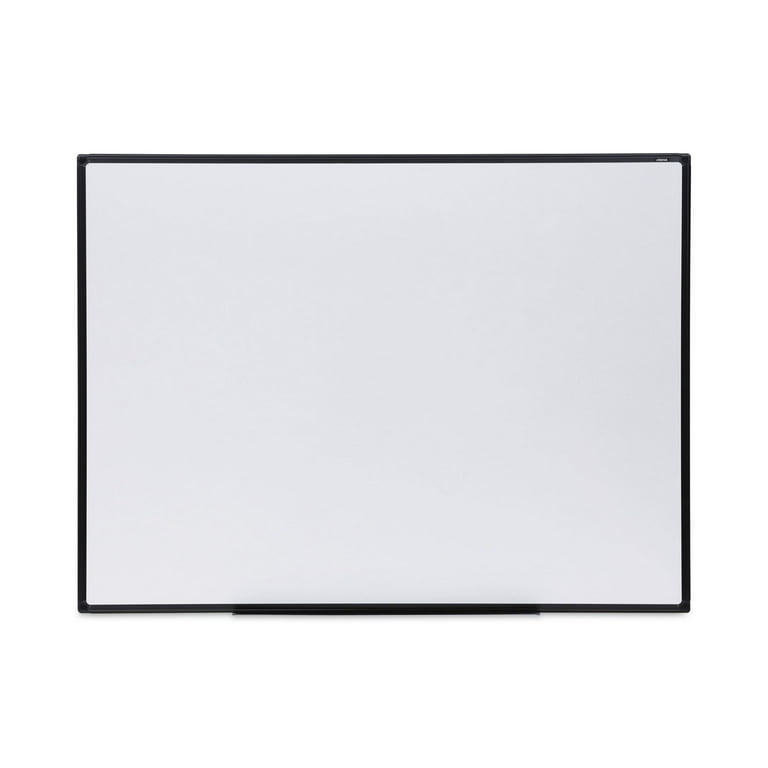 Design Series Deluxe Dry Erase Board, 48 x 36, White Surface, Black Anodized Aluminum Frame Design Series Deluxe Dry Erase Board, 48 x 36, White Surface, Black Anodized Aluminum Frame
