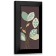 thumbnail image 1 of Design Show 10x18 Black Modern Framed Museum Art Print Titled - Blue Flutter I, 1 of 5