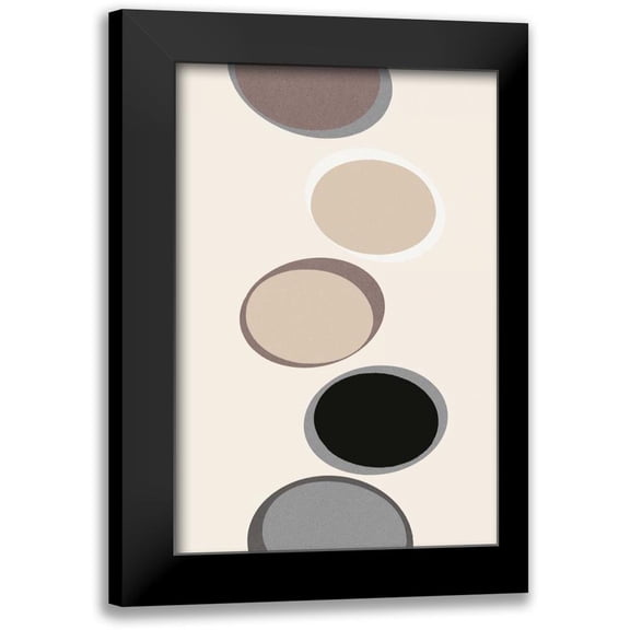 Design Show 11x14 Black Modern Framed Museum Art Print Titled - Imagination III