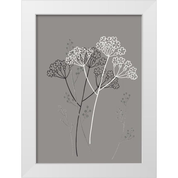 Design Show 11x14 White Modern Wood Framed Museum Art Print Titled - Elementary I