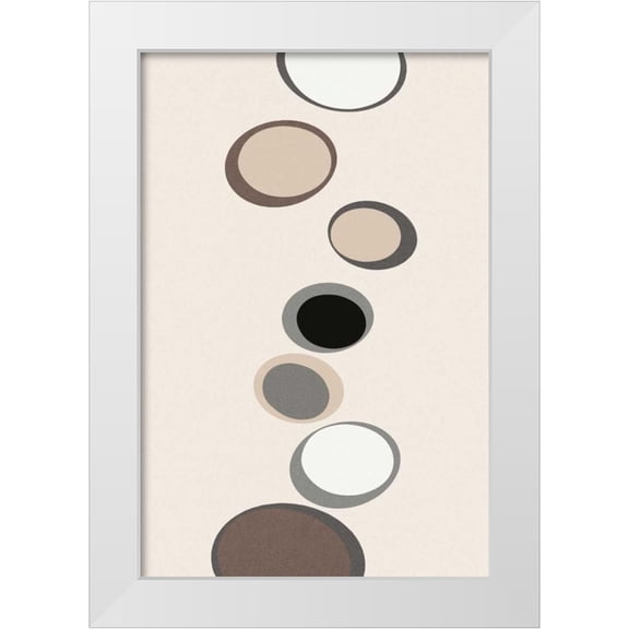 Design Show 11x14 White Modern Wood Framed Museum Art Print Titled - Imagination IV