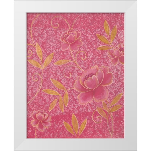 Design Show 12x14 White Modern Wood Framed Museum Art Print Titled - Illusion I