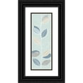 thumbnail image 1 of Design Show 14x32 Black Ornate Wood Framed with Double Matting Museum Art Print Titled - Blue Pageant I, 1 of 4