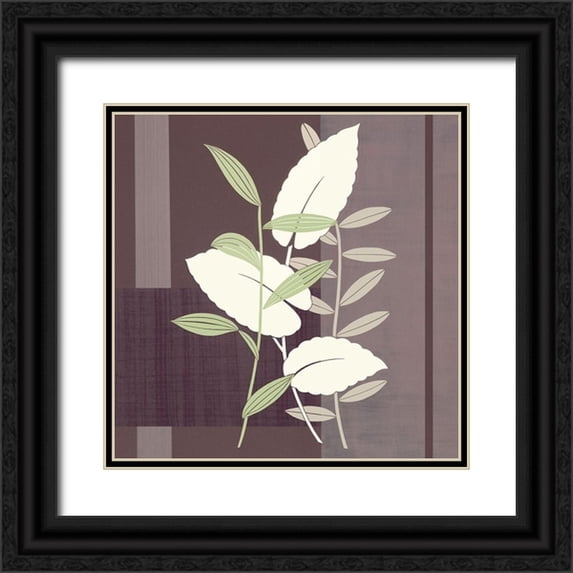 Design Show 15x15 Black Ornate Wood Framed with Double Matting Museum Art Print Titled - ETERNITY II
