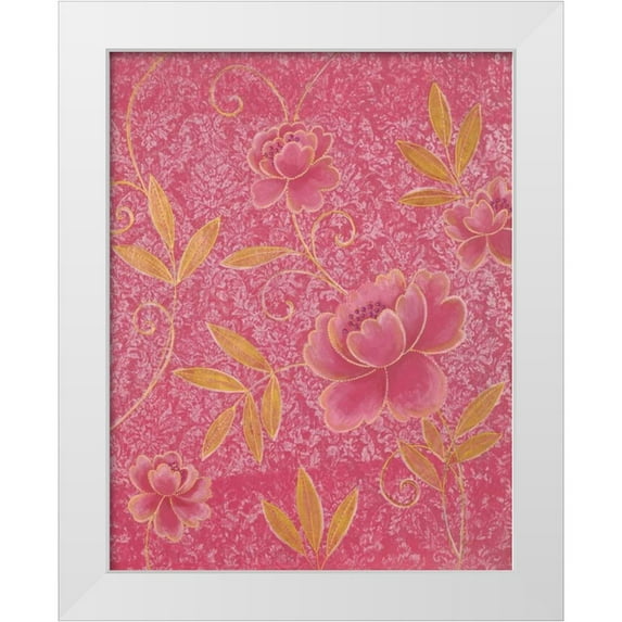Design Show 15x18 White Modern Wood Framed Museum Art Print Titled - Illusion I