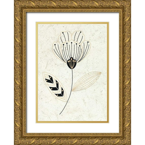 Design Show 18x24 Gold Ornate Wood Framed with Double Matting Museum Art Print Titled - Champagne Supernova II