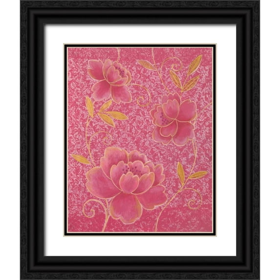 Design Show 26x32 Black Ornate Wood Framed with Double Matting Museum Art Print Titled - Illusion II