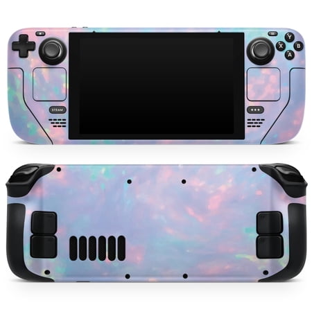 Design Skinz Compatible Steam Deck Skin Decal Protective Scratch Resistant Cover Blurry Opal Gemstone