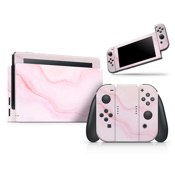 Design Skinz - Compatible with Nintendo 2DS XL - Skin Decal Protective Scratch-Resistant Removable Vinyl Wrap Cover - Marble Surface V1 Pink