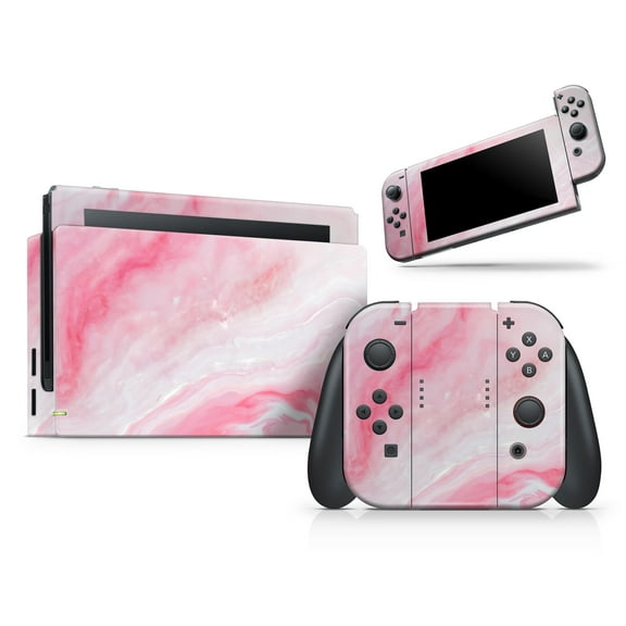 Design Skinz - Compatible with Nintendo 2DS XL - Skin Decal Protective Scratch-Resistant Removable Vinyl Wrap Cover - Marbleized Pink Paradise V6