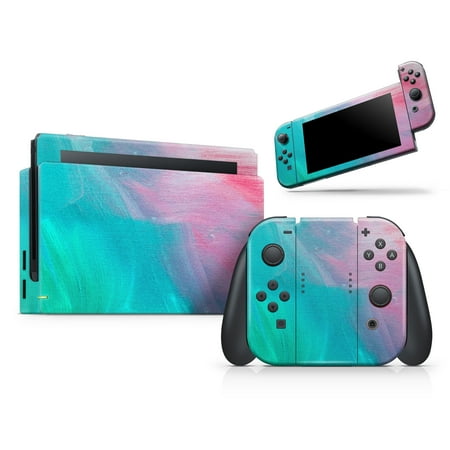 Design Skinz - Compatible with Nintendo Switch Console Bundle - Skin Decal Protective Scratch-Resistant Removable Vinyl Cover - Pastel Marble Surface
