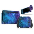 thumbnail image 1 of Design Skinz - Compatible with Nintendo Switch Lite - Skin Decal Protective Scratch-Resistant Removable Vinyl Wrap Cover - Azure Nebula, 1 of 5