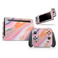 thumbnail image 1 of Design Skinz - Compatible with Nintendo Switch Lite - Skin Decal Protective Scratch-Resistant Removable Vinyl Wrap Cover - Magical Coral Marble V5, 1 of 5