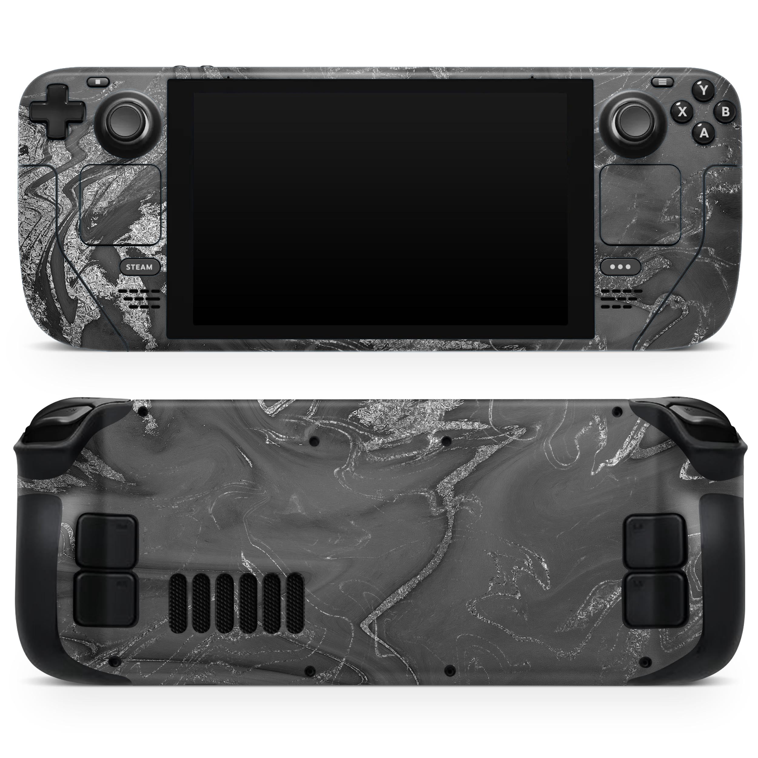 Design Skinz - Compatible With Steam Deck - Skin Decal Protective Scratch Resistant Removable Vinyl Wrap Cover Abstract Neon Wave V4