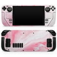 thumbnail image 1 of Design Skinz - Compatible with Steam Deck - Skin Decal Protective Scratch-Resistant Removable Vinyl Wrap Cover - Marbleized Pink Paradise V6, 1 of 5