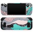 thumbnail image 1 of Design Skinz - Compatible with Steam Deck - Skin Decal Protective Scratch-Resistant Removable Vinyl Wrap Cover - Retro Summer Mint and Coral, 1 of 5