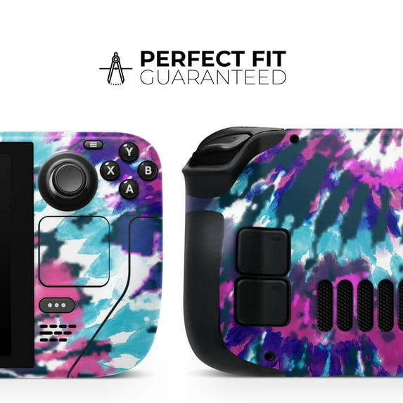 Design Skinz - Compatible with Steam Deck - Skin Decal Protective Scratch-Resistant Removable Vinyl Wrap Cover - Spiral Tie Dye V3