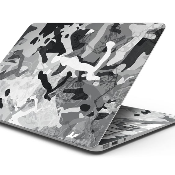 Design Skinz Desert Snow Camouflage V2 Full-Body Wrap Scratch Resistant Decal Skin-Kit Compatible with MacBook 13" Air (A1932)