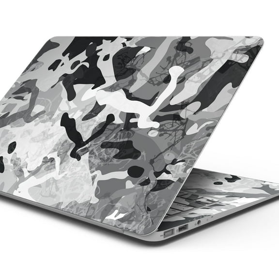 Design Skinz Desert Snow Camouflage V2 Full-Body Wrap Scratch Resistant Decal Skin-Kit Compatible with MacBook 13" Pro w/TB (A2289)