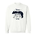 thumbnail image 1 of Design Stay Wild Sweatshirt Men -Image by Shutterstock, Male Large, 1 of 4