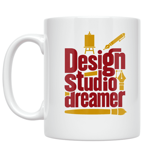 Design Studio Dreamer - Creative Business Owner - 11 oz Ceramic Coffee Mug
