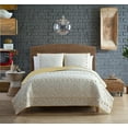 thumbnail image 1 of Design Studio Skye Tribal Gold 2-Piece Soft Microfiber Quilt Set with Tassels - Twin, 1 of 4