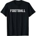thumbnail image 1 of Design That Says Football T-Shirt, 1 of 5