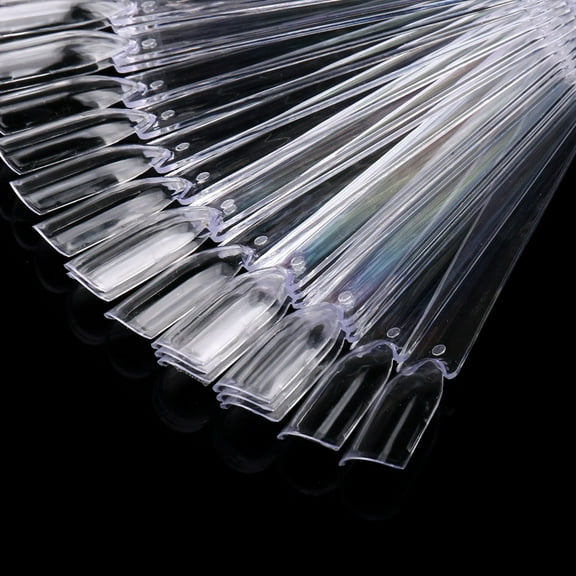 Design Tips 32Pcs False Practice Display Tool Set with Polish Fan Board Sticks for Manicure Training