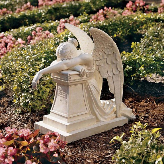 Design Toscano Angel of Grief Monument Statue: Estate