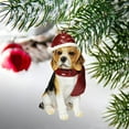 thumbnail image 1 of Design Toscano Beagle Holiday Dog Ornament Sculpture, 1 of 8