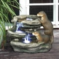thumbnail image 1 of Design Toscano Bright Waters Otters Garden Fountain Sculpture, 1 of 5