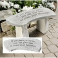 thumbnail image 1 of Design Toscano Count Your Blessings Memorial Bench Garden Bench Stone Bench, 1 of 2