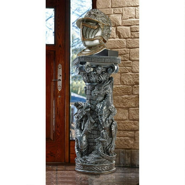 Design Toscano Crypt Demons Gothic Dragon Sculptural Column